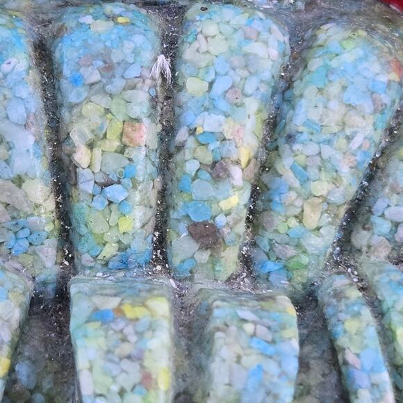 Vintage Mayan Aztec Calendar Clock Wall Plaque Green Red Felt - Picture 7 of 14